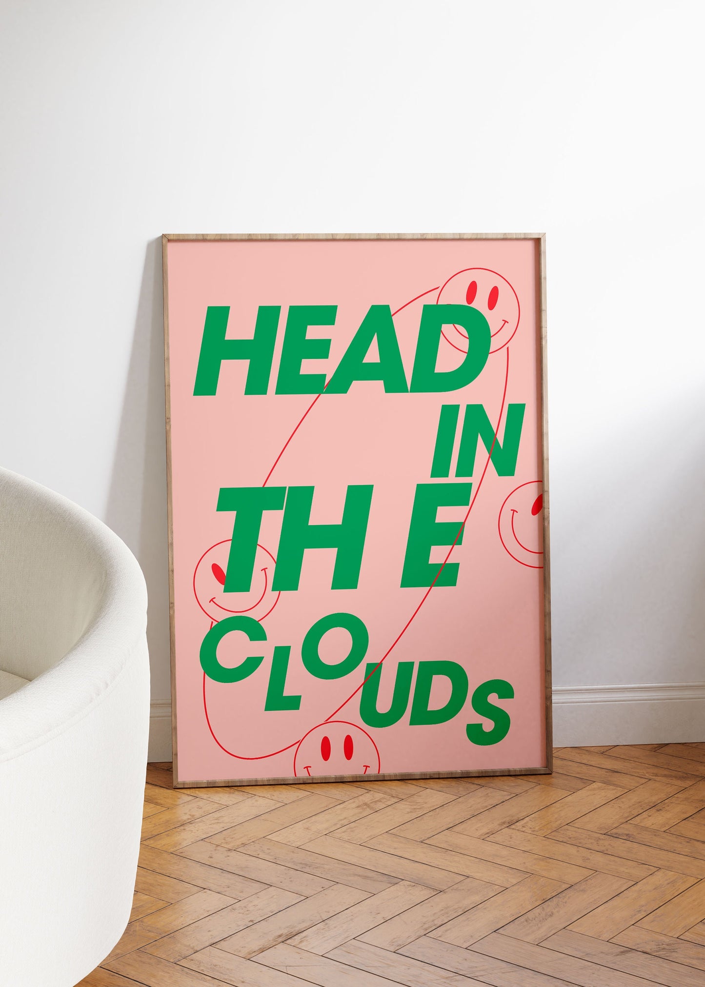 HEAD IN THE CLOUDS PRINT