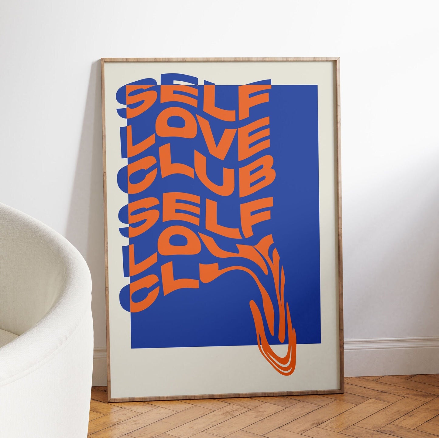 SELF LOVE CLUB SWIRL PRINT