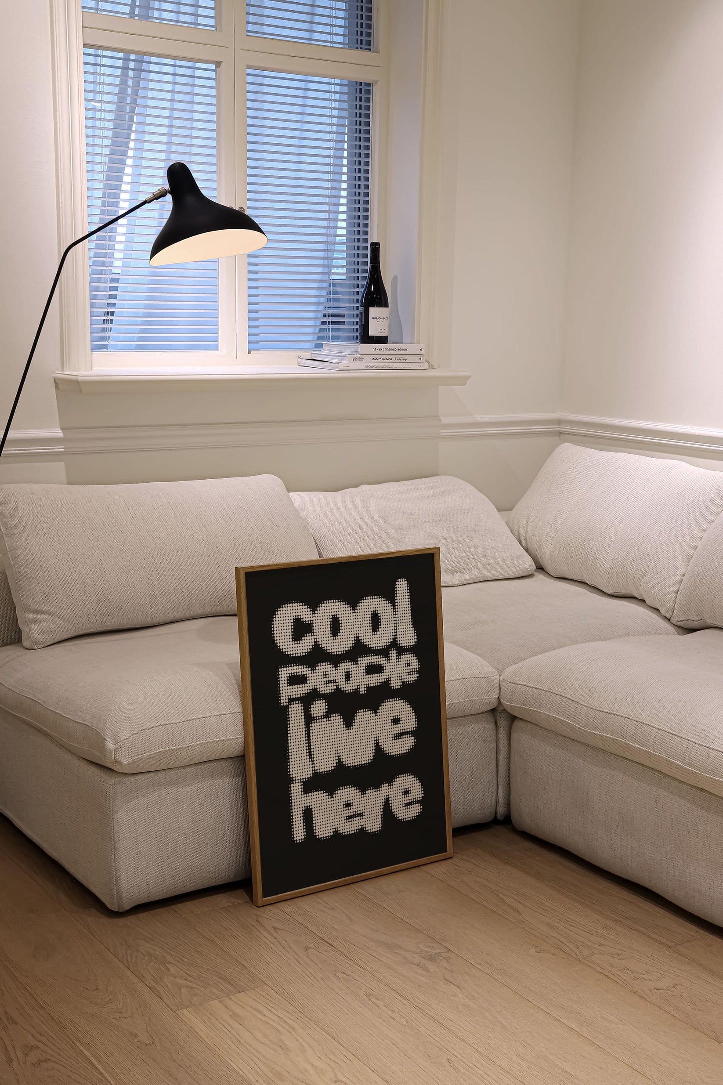 COOL PEOPLE LIVE HERE PRINT