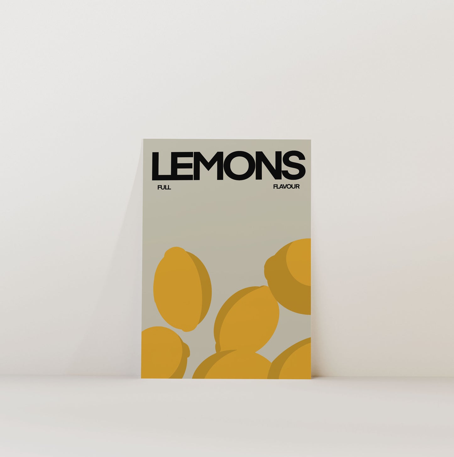 JUST LEMONS PRINT