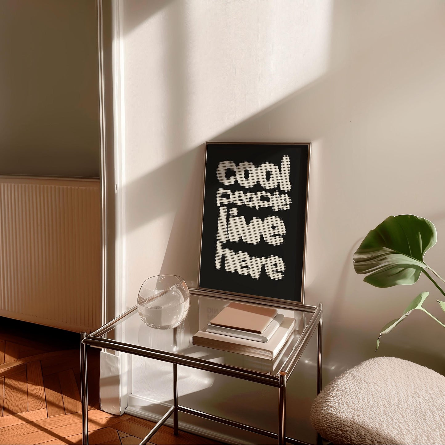 COOL PEOPLE LIVE HERE PRINT