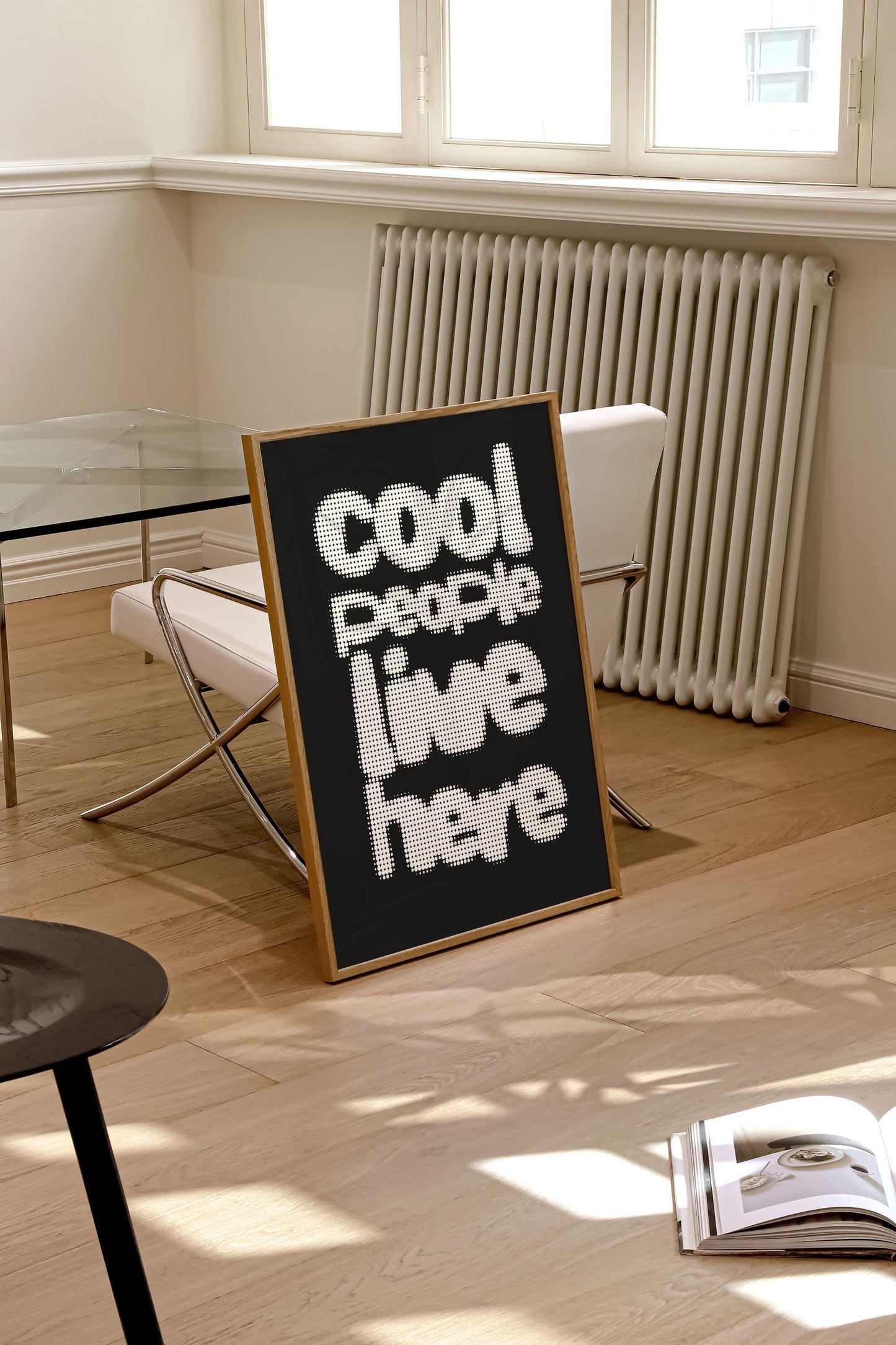 COOL PEOPLE LIVE HERE PRINT