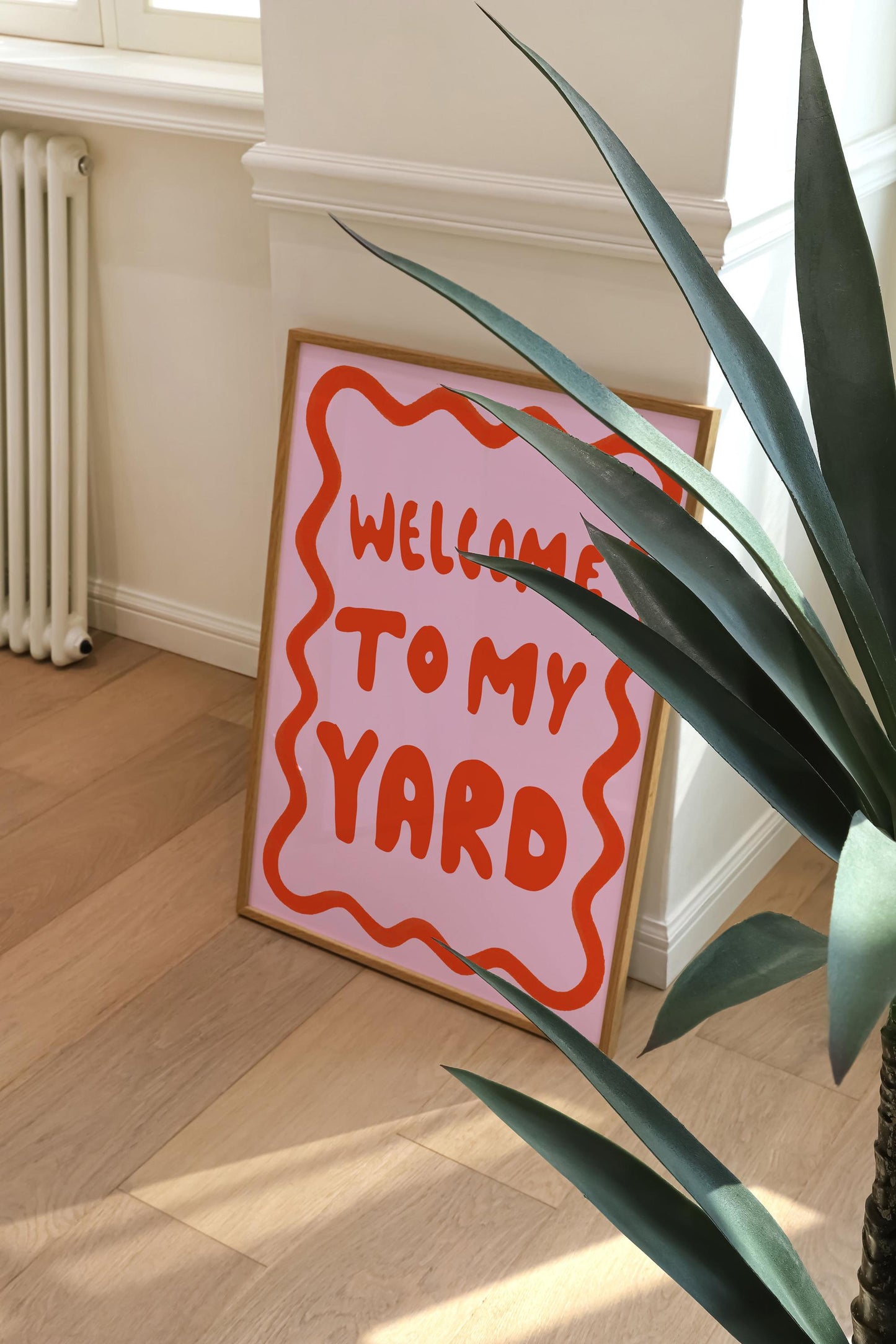 WELCOME TO MY YARD PRINT