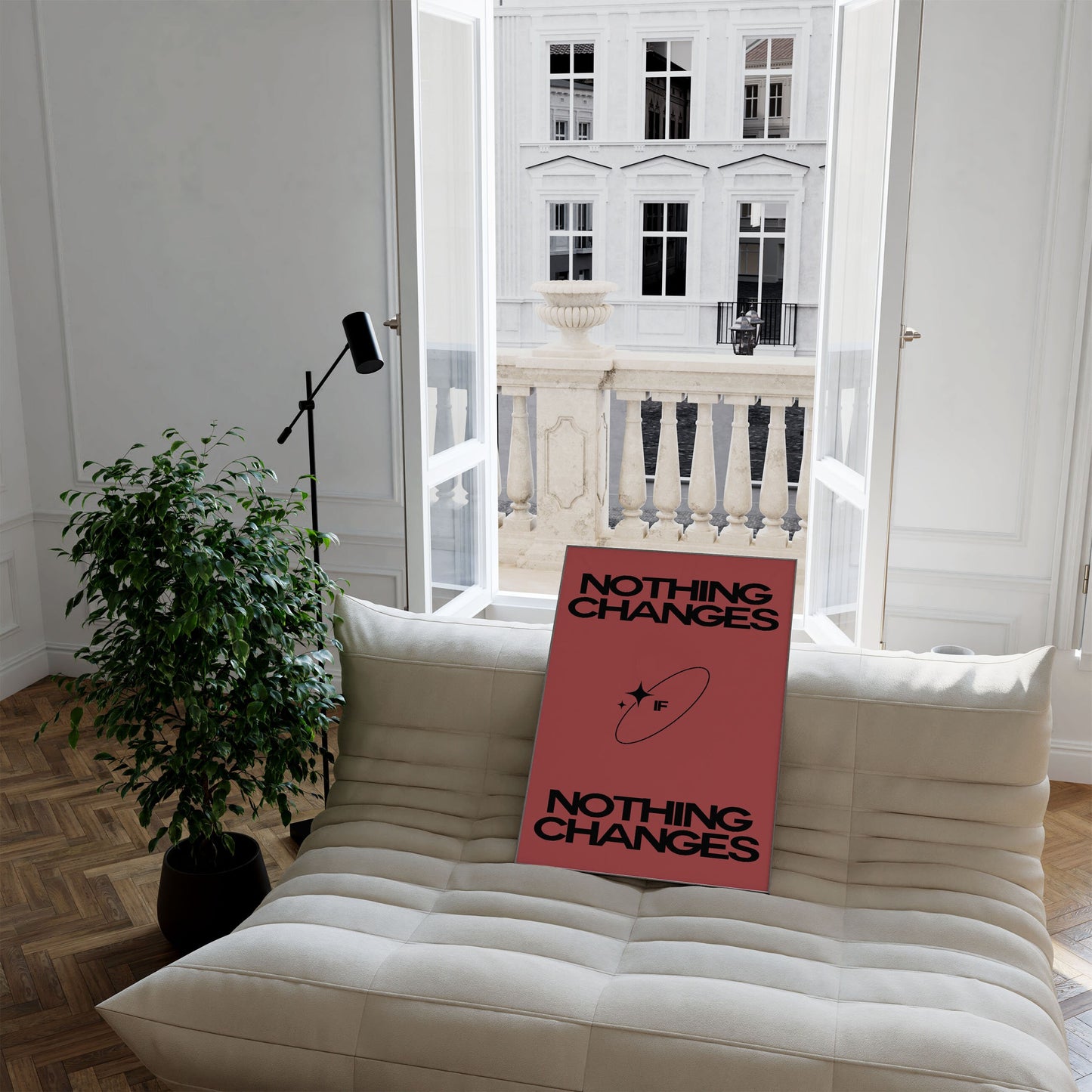 NOTHING CHANGES PRINT