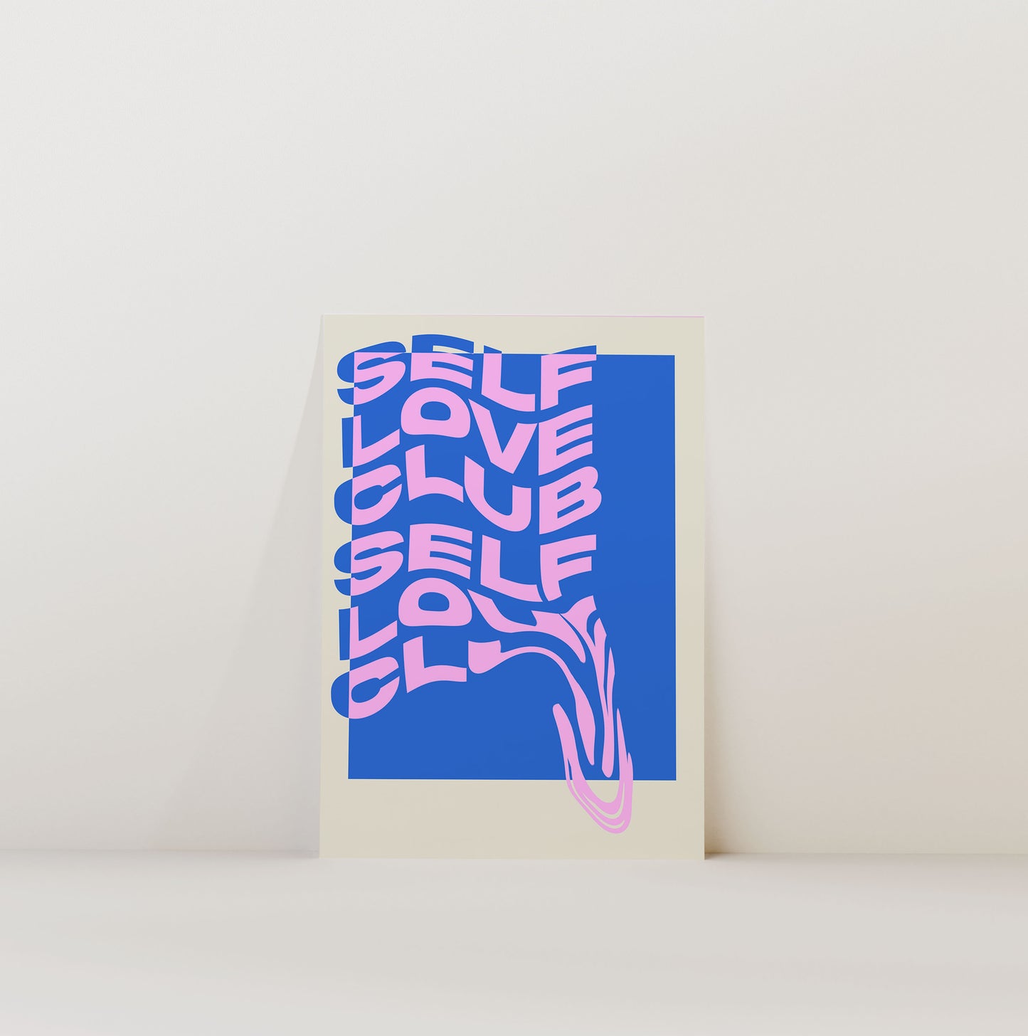 SELF LOVE CLUB SWIRL PRINT