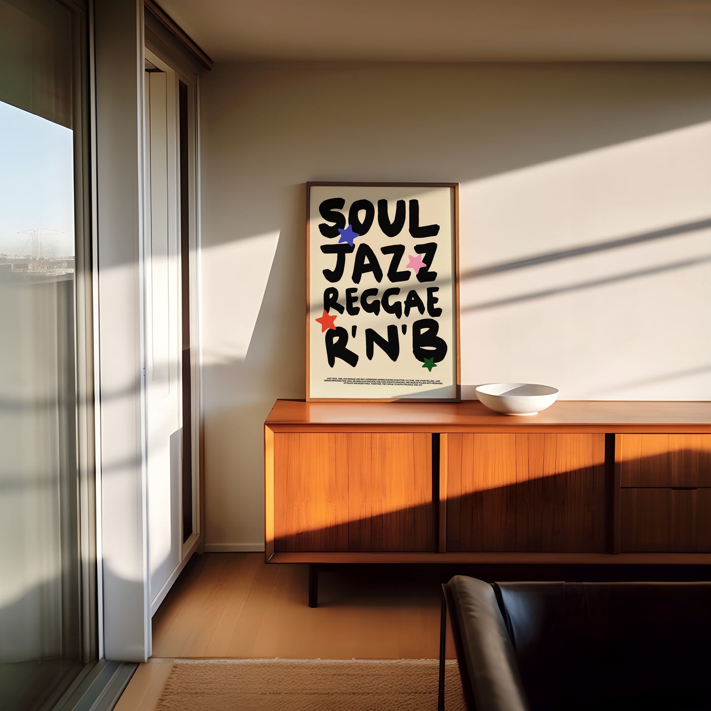 SOUL JAZZ REGGAE R'N'B PRINT