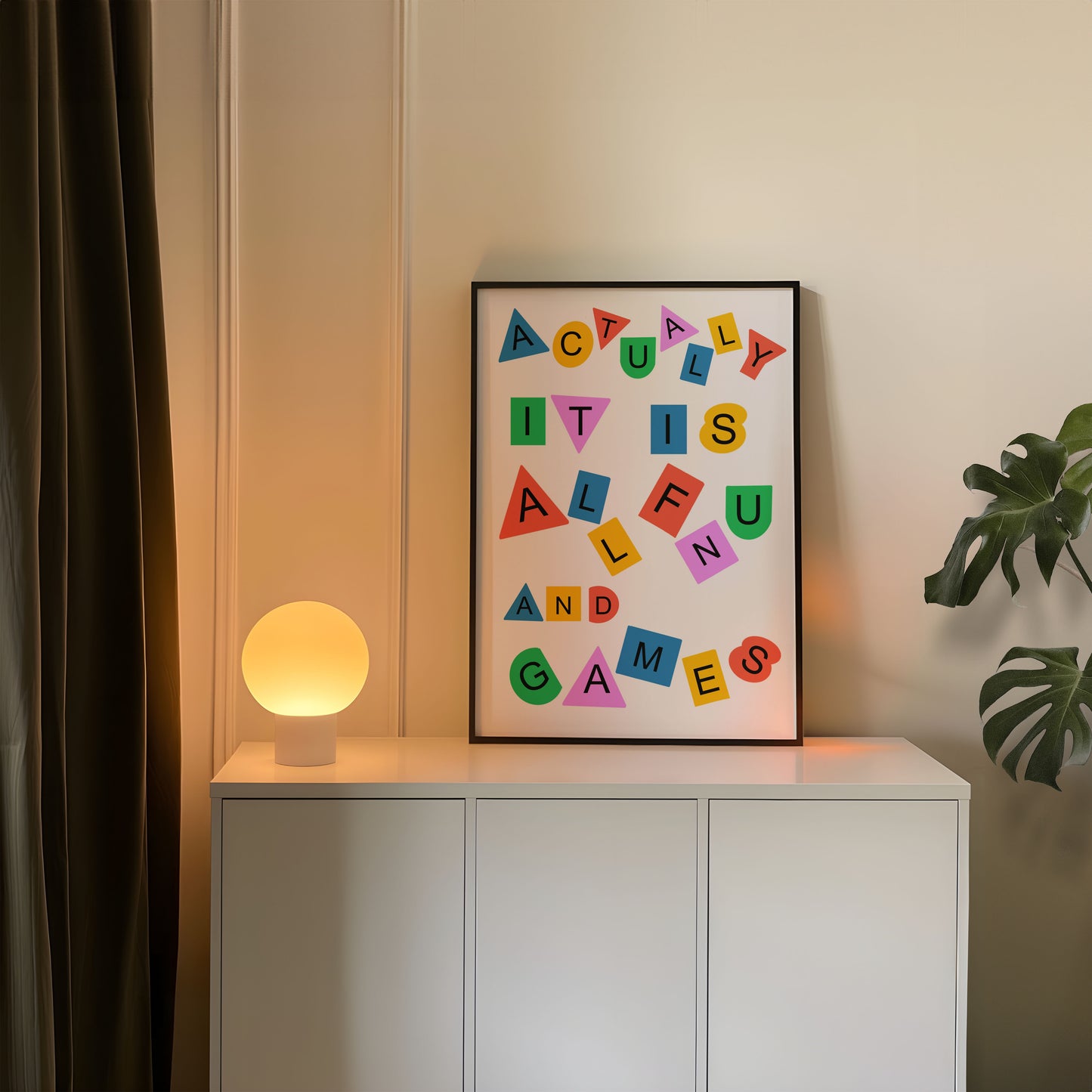 FUN & GAMES PRINT