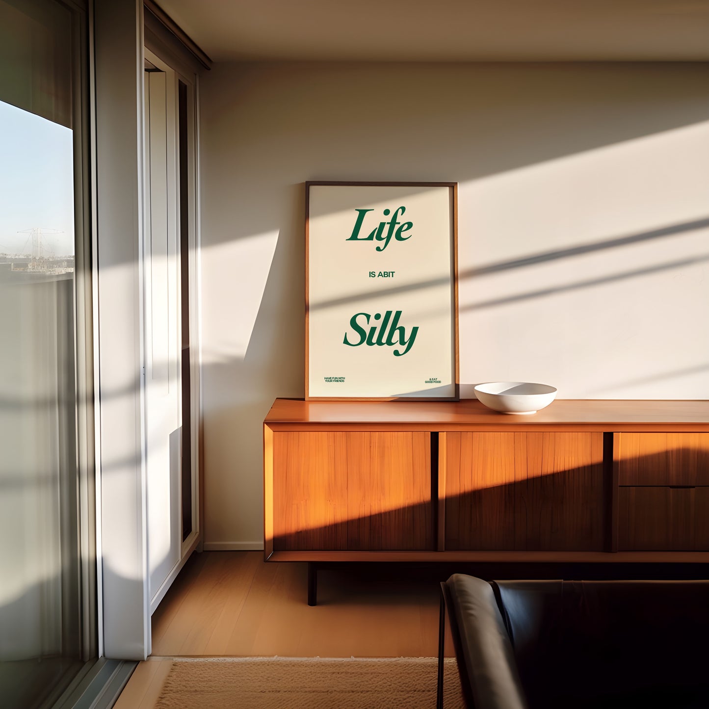 LIFE IS SILLY PRINT