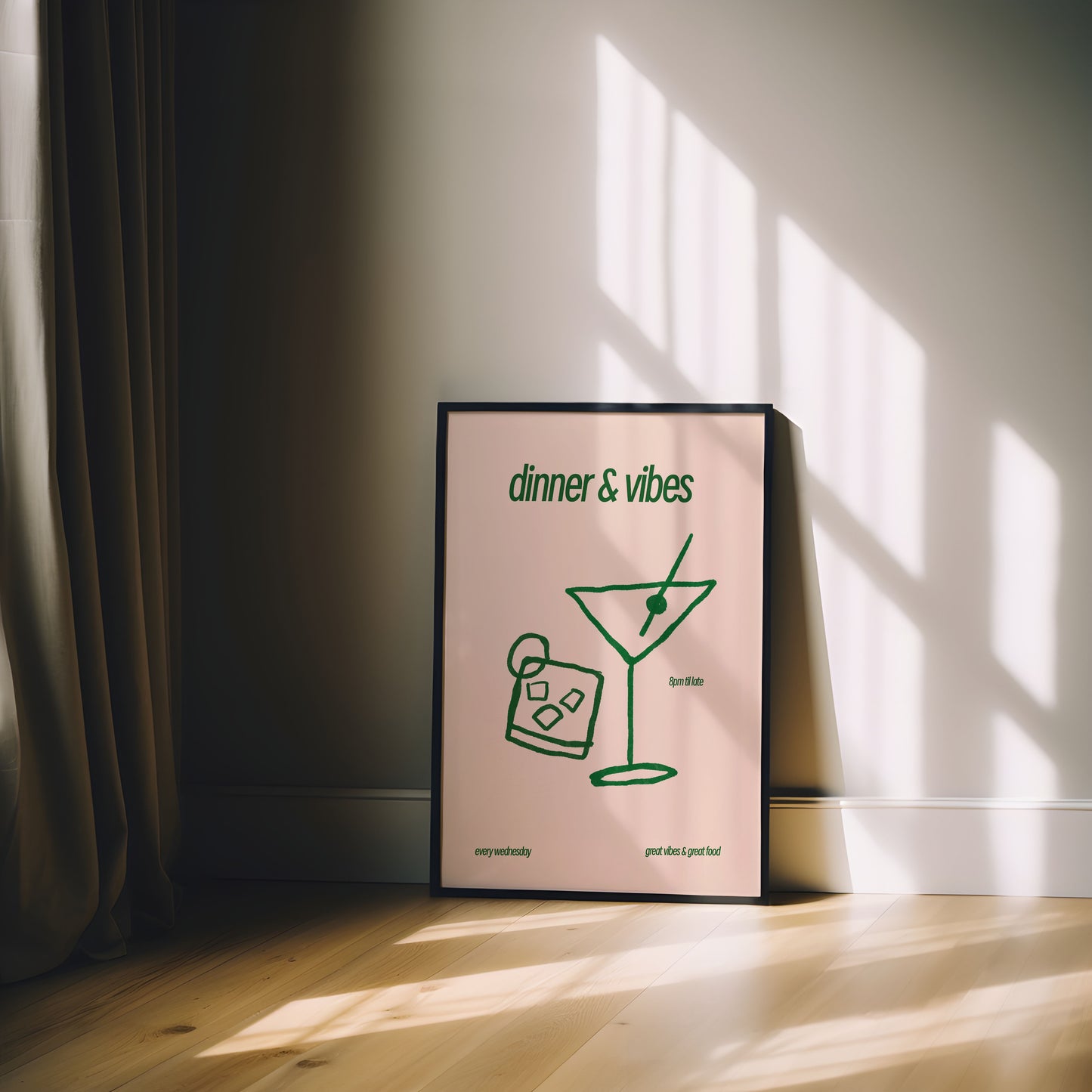 DINNER & VIBES PRINT