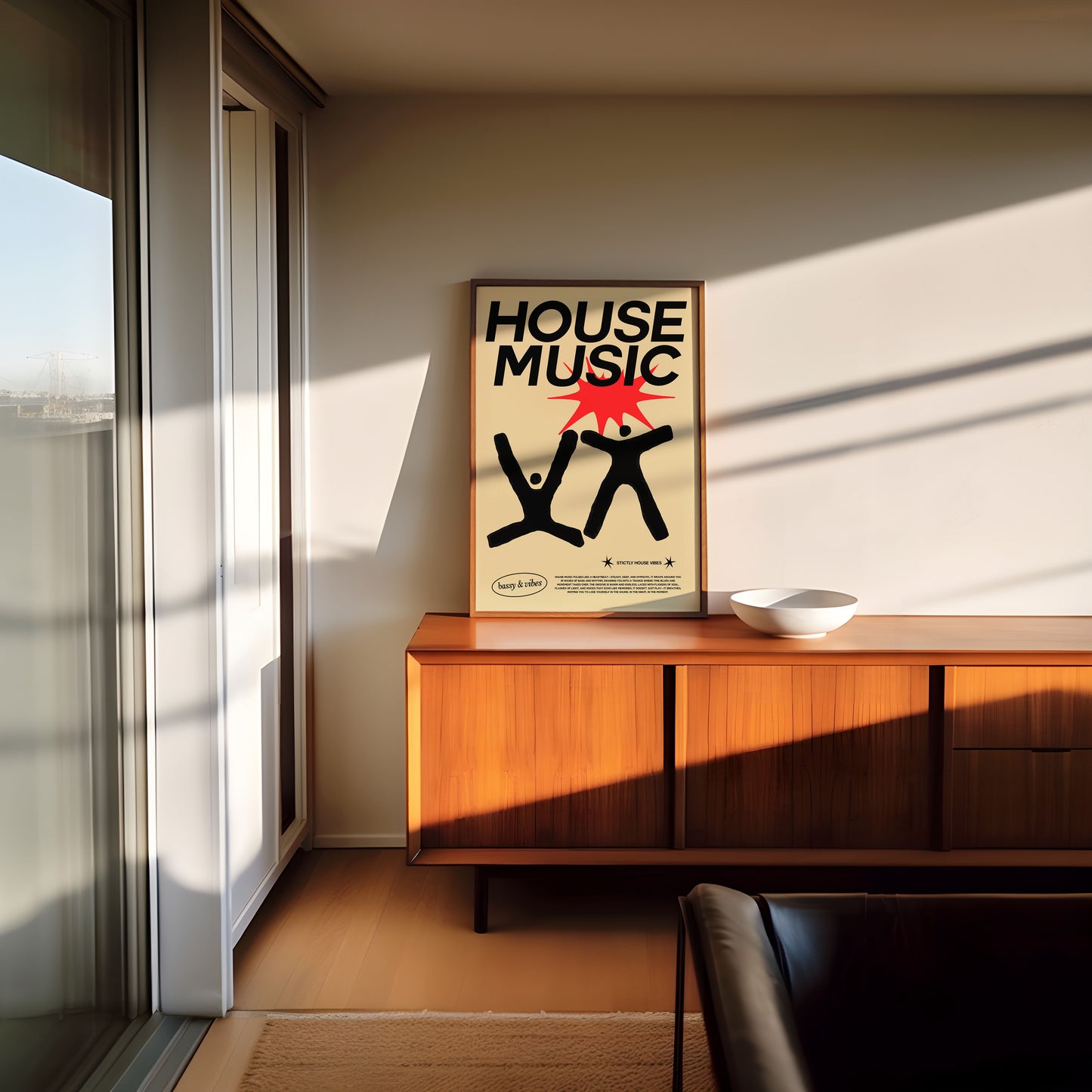 HOUSE MUSIC PRINT