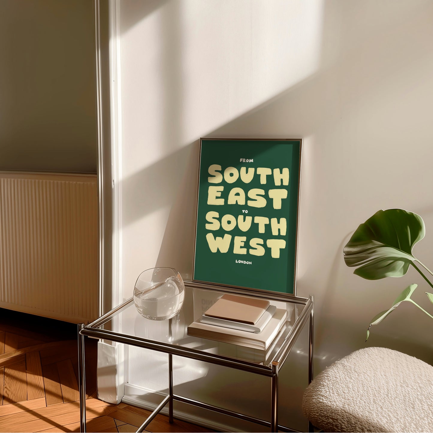 FROM SOUTH TO SOUTH WEST PRINT