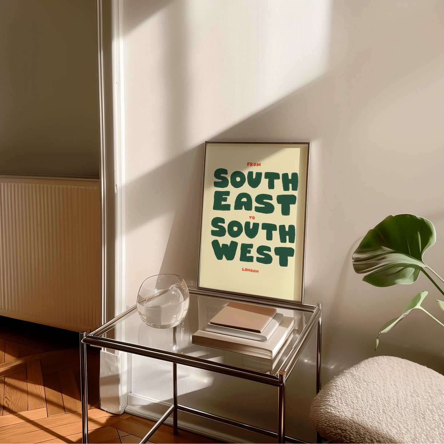 FROM SOUTH TO SOUTH WEST PRINT