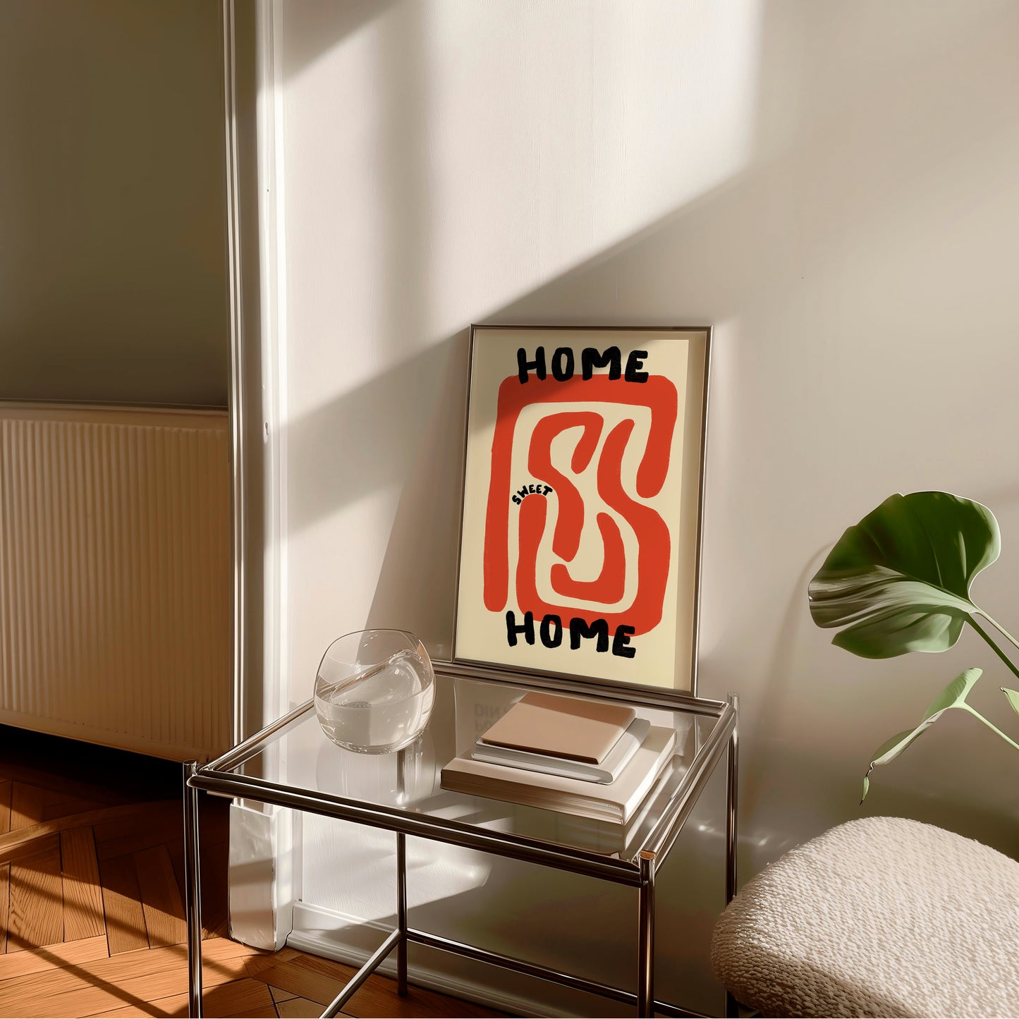 HOME SWEET HOME ABSTRACT PRINT
