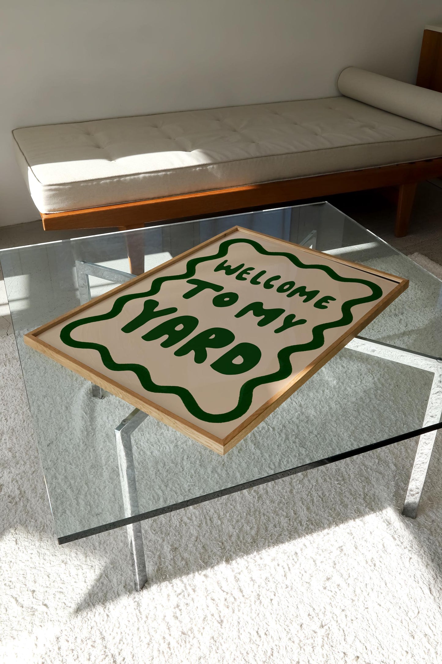 WELCOME TO MY YARD PRINT