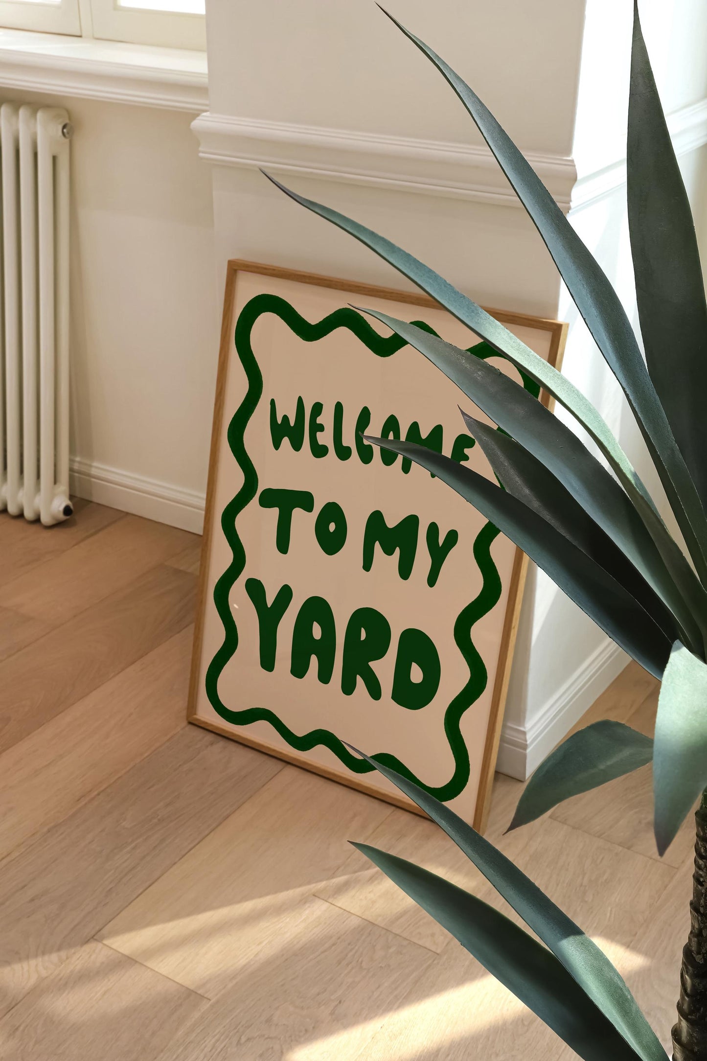WELCOME TO MY YARD PRINT