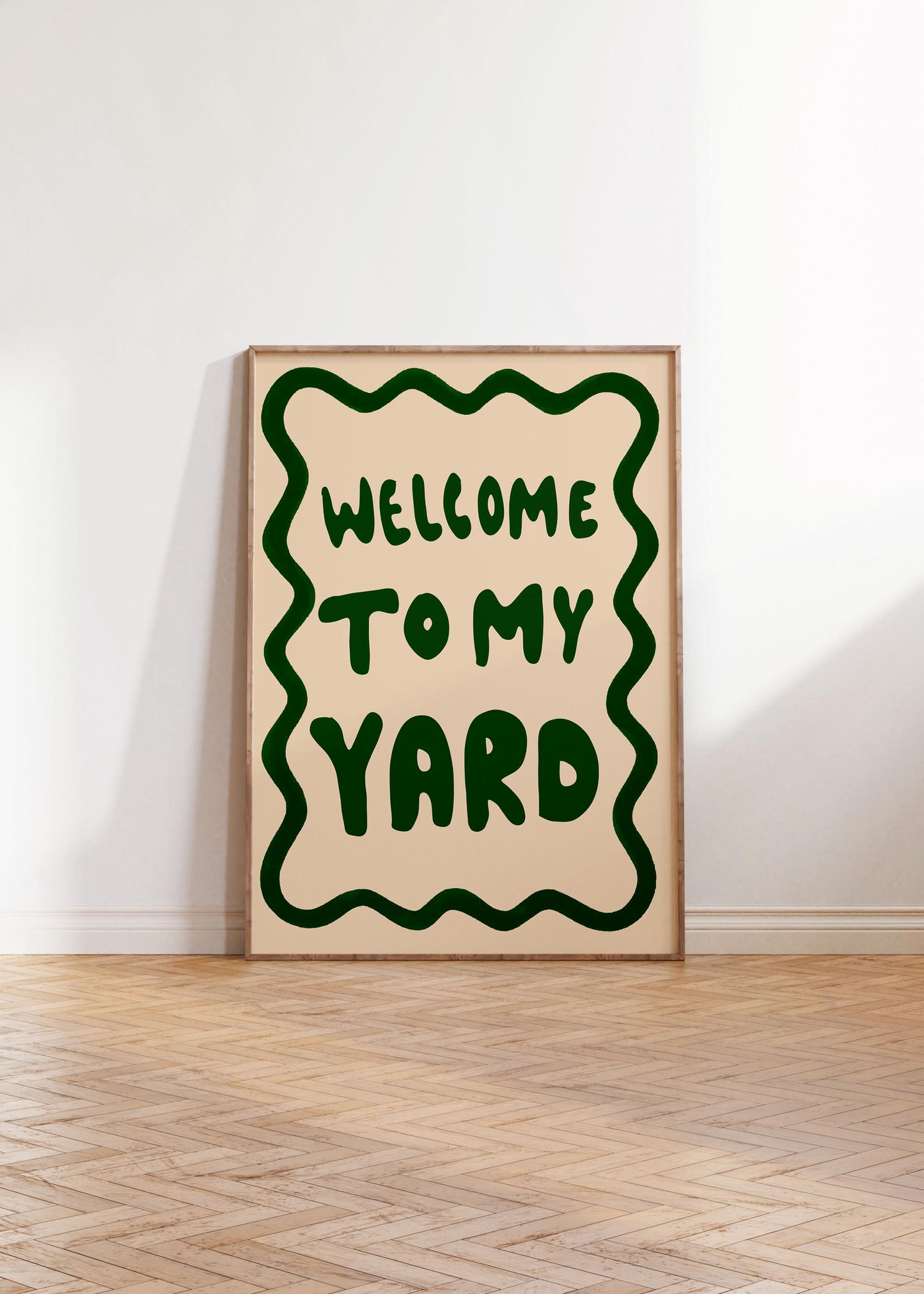WELCOME TO MY YARD PRINT