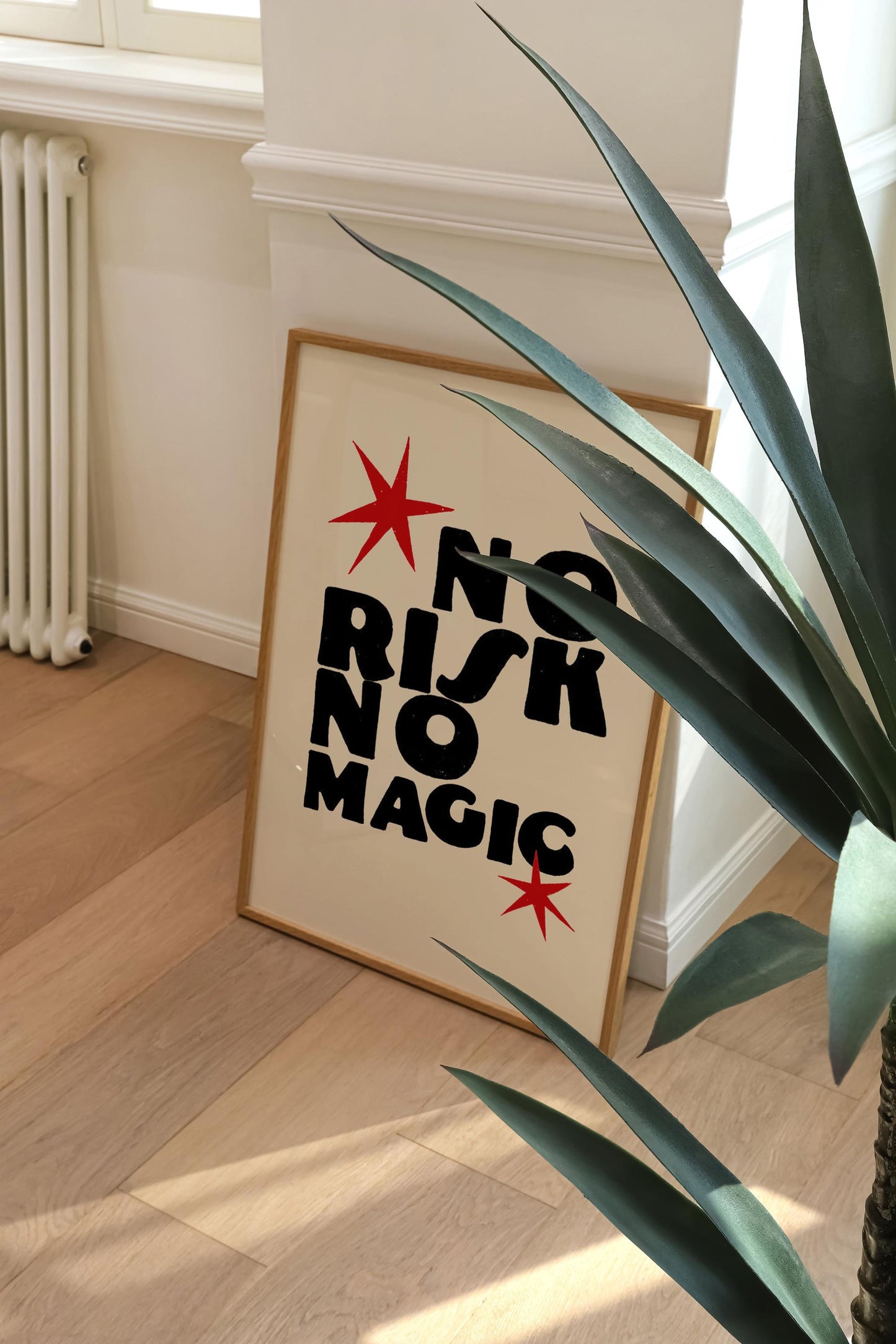 NO RISK NO MAGIC PRINT