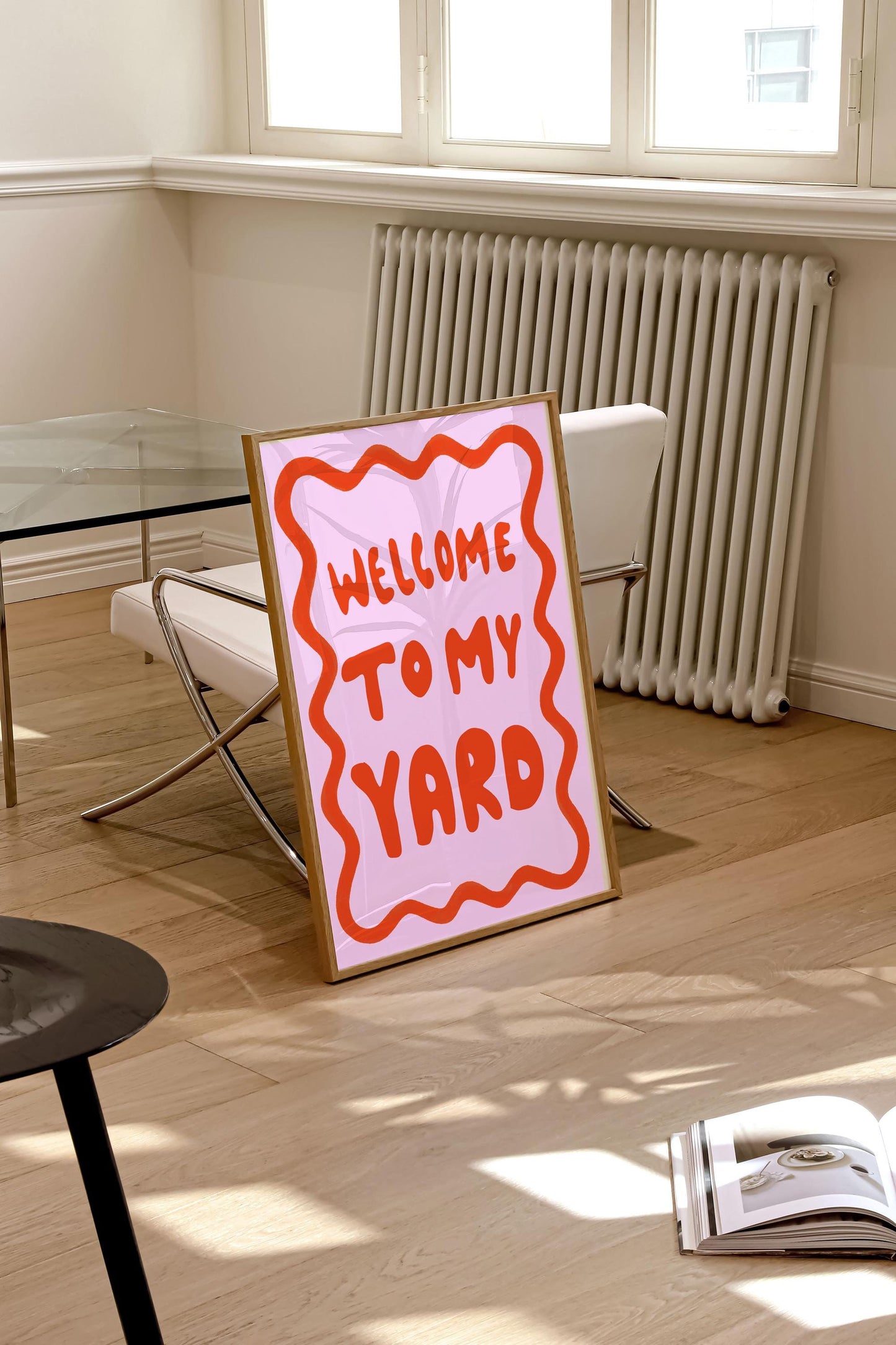 WELCOME TO MY YARD PRINT