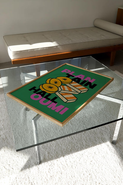 PLANTAIN & HALLOUMI PRINT