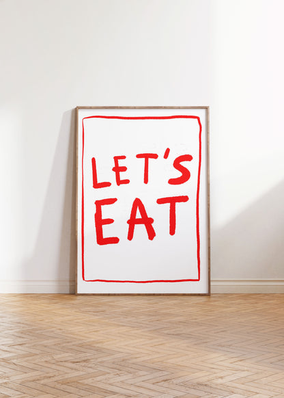 LET'S EAT PRINT