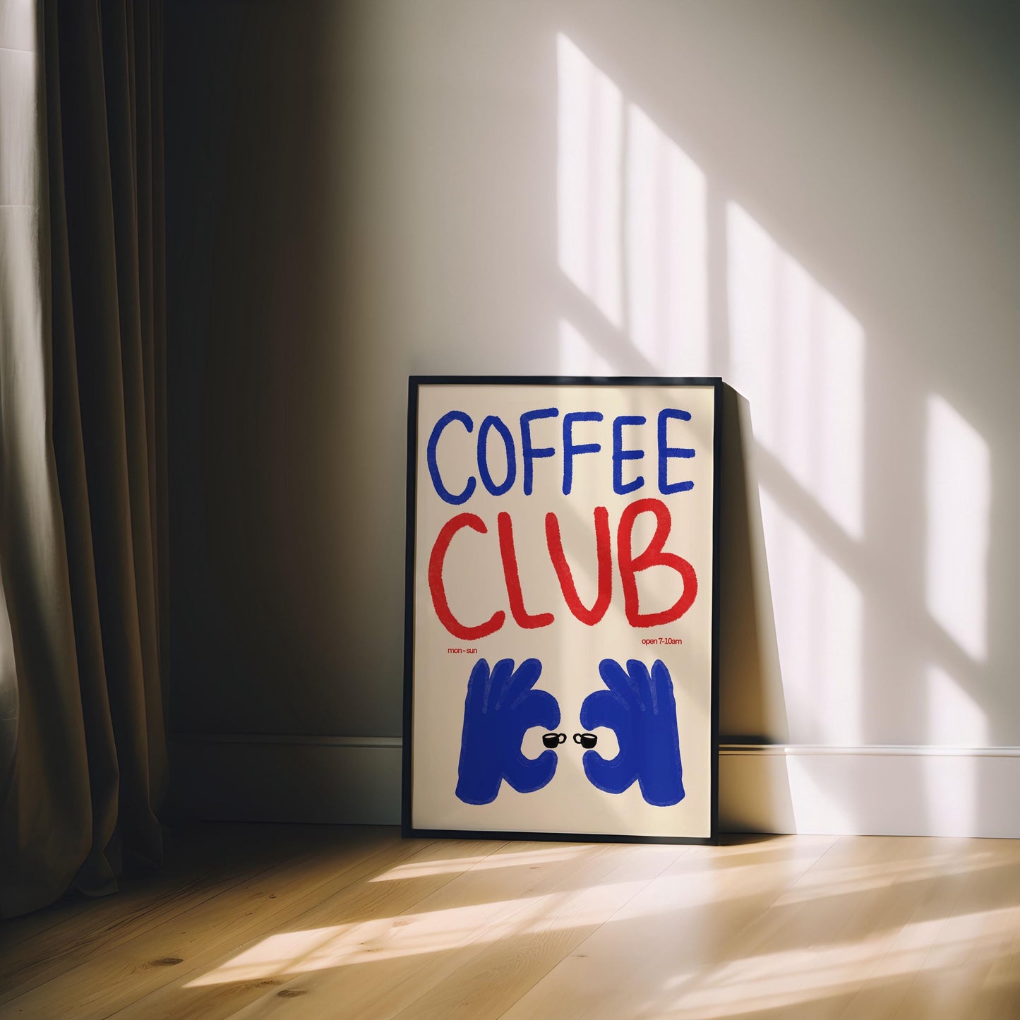 COFFEE CLUB PRINT