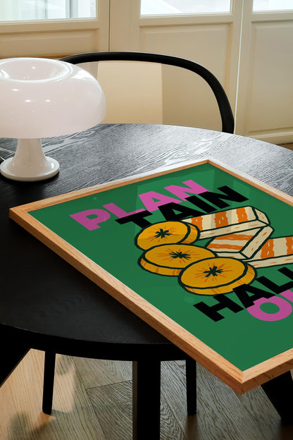 PLANTAIN & HALLOUMI PRINT