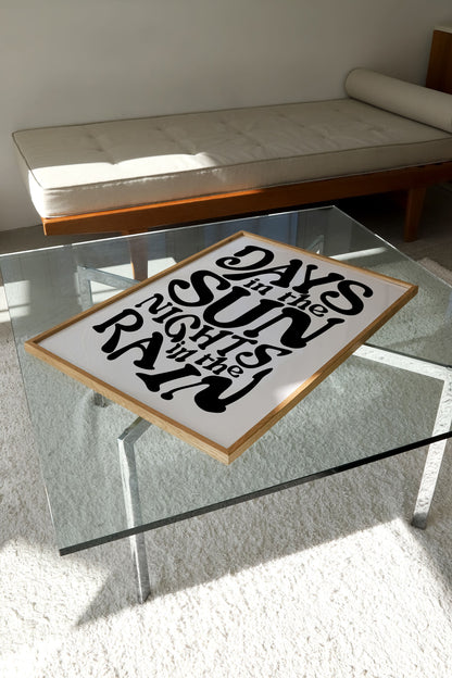 DAYS IN THE SUN PRINT