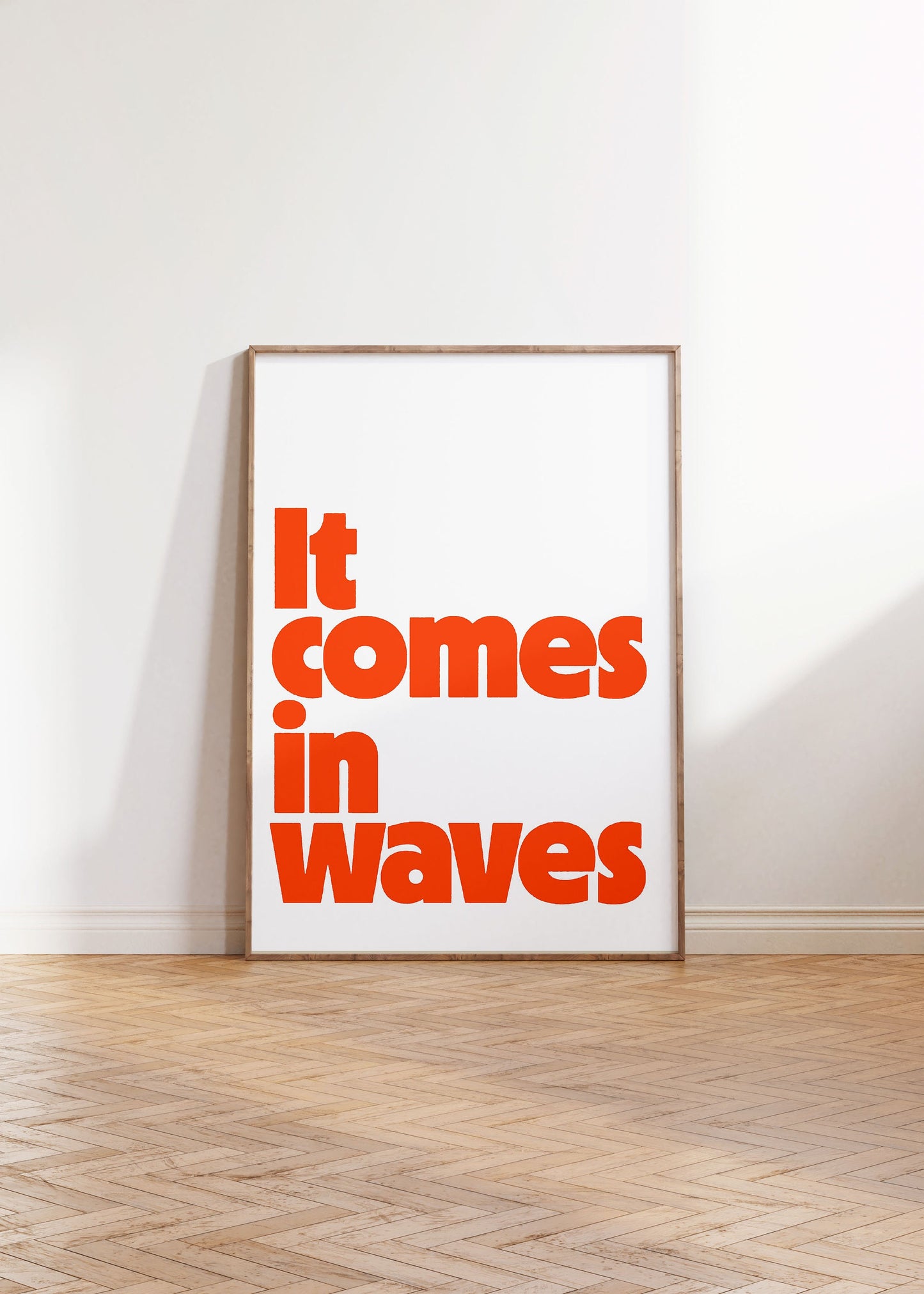IT COMES IN WAVES PRINT
