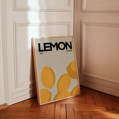 JUST LEMONS PRINT