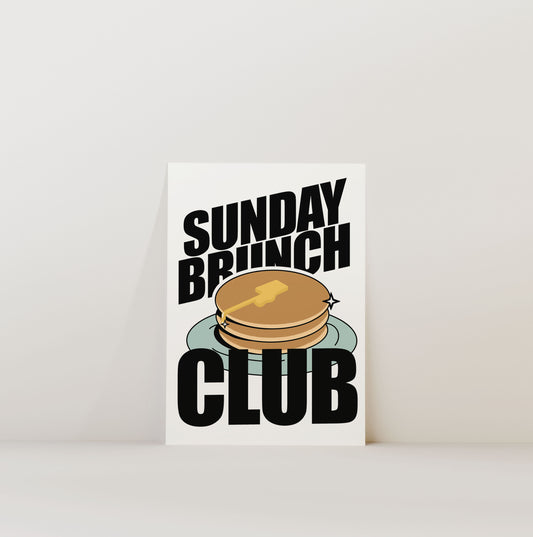 SUNDAY BRUNCH CLUB PRINT