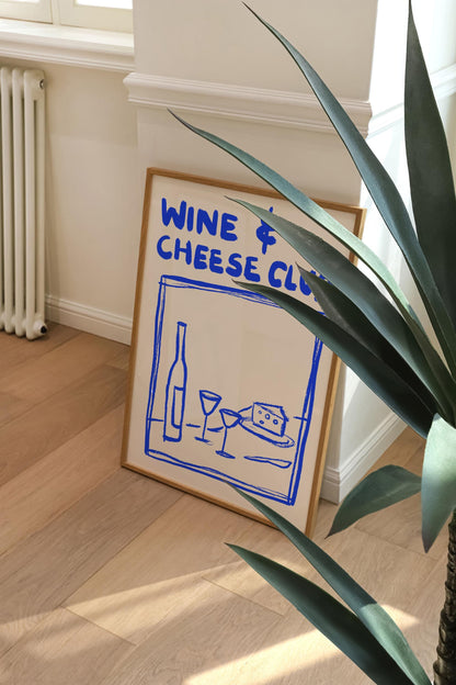 WINE & CHEESE PRINT