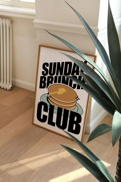 SUNDAY BRUNCH CLUB PRINT