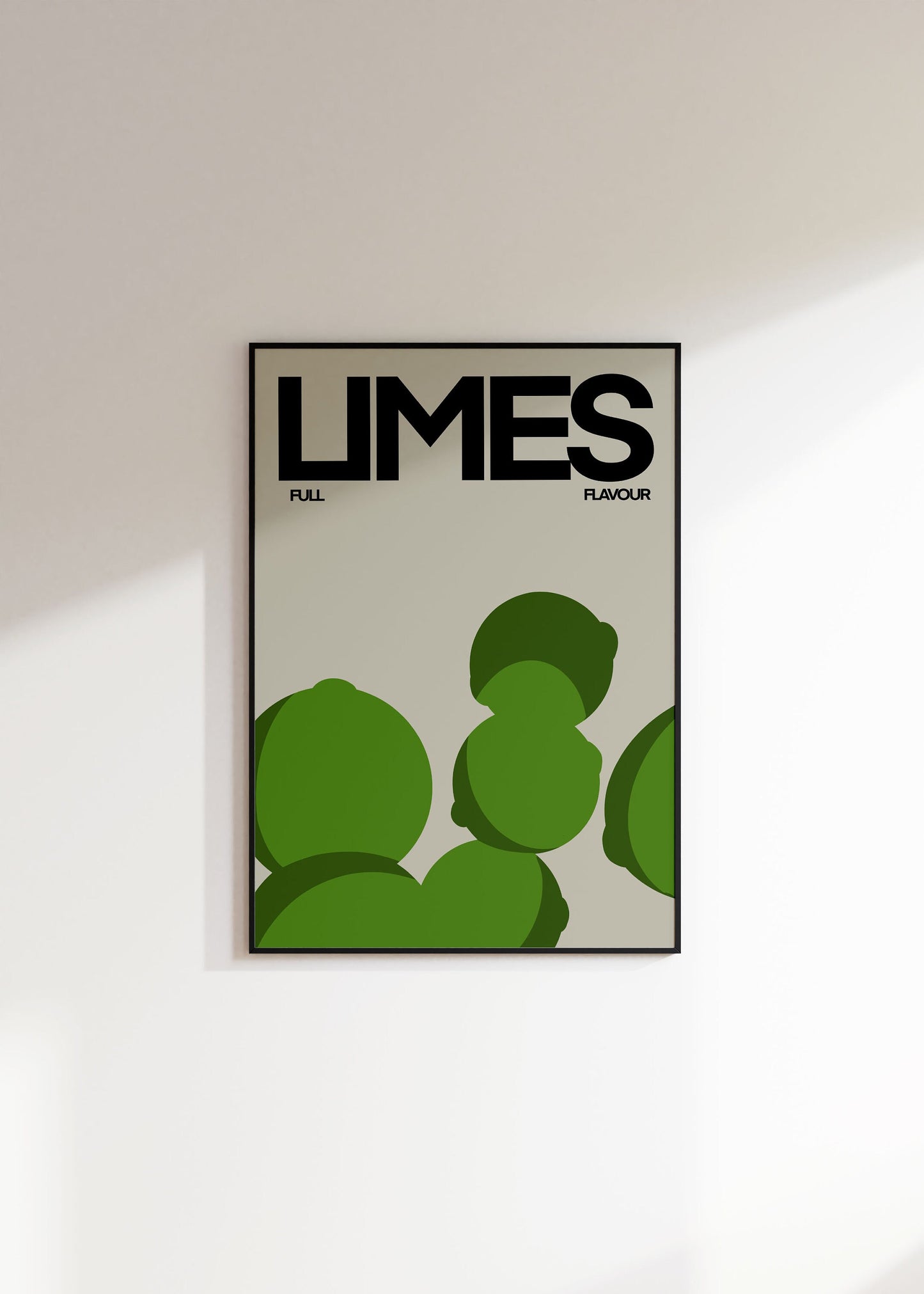 JUST LIMES PRINT