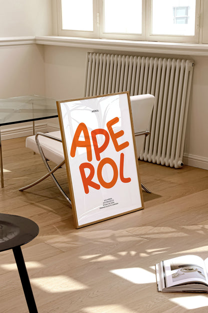 APEROL SPRITZ RECIPE PRINT