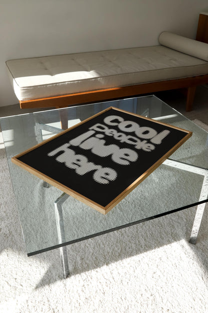 COOL PEOPLE LIVE HERE PRINT