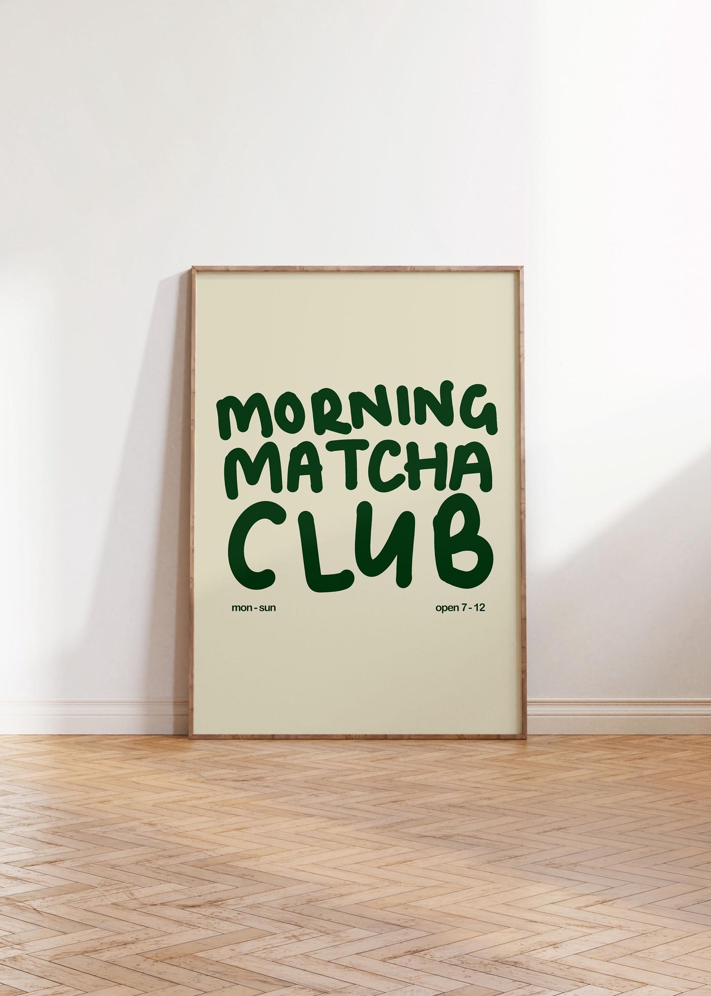 MORNING MATCHA CLUB PRINT