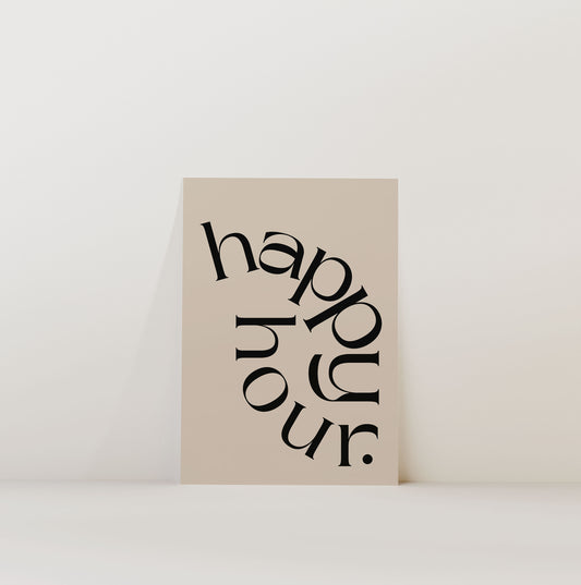 HAPPY HOUR PRINT
