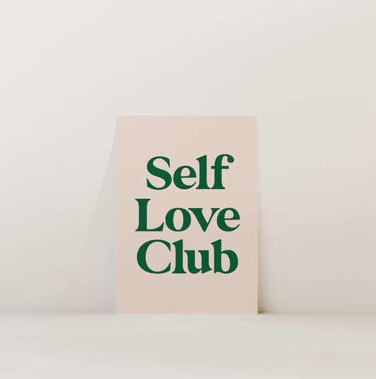 SELF LOVE CLUB PRINT