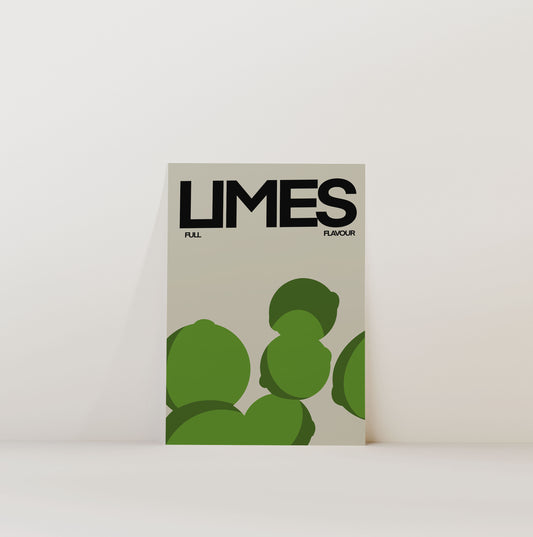 JUST LIMES PRINT