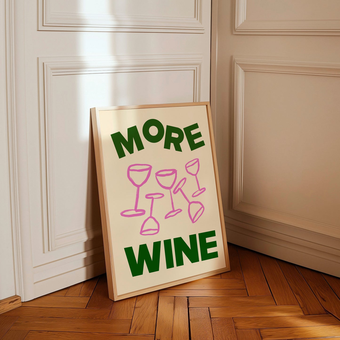 MORE WINE PRINT