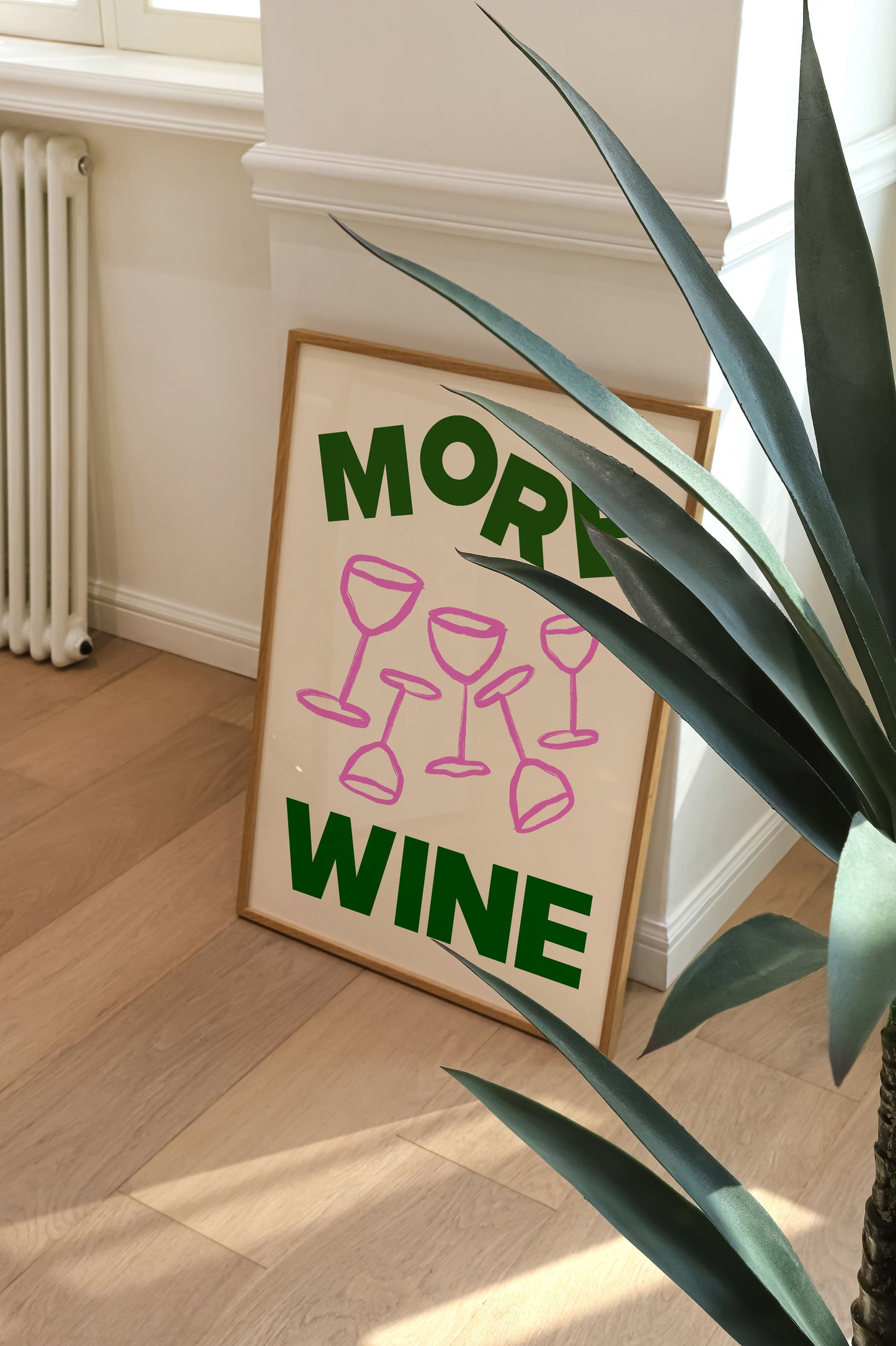 MORE WINE PRINT