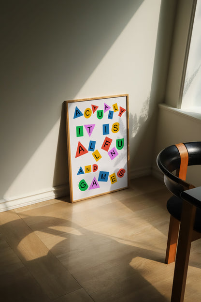FUN & GAMES PRINT