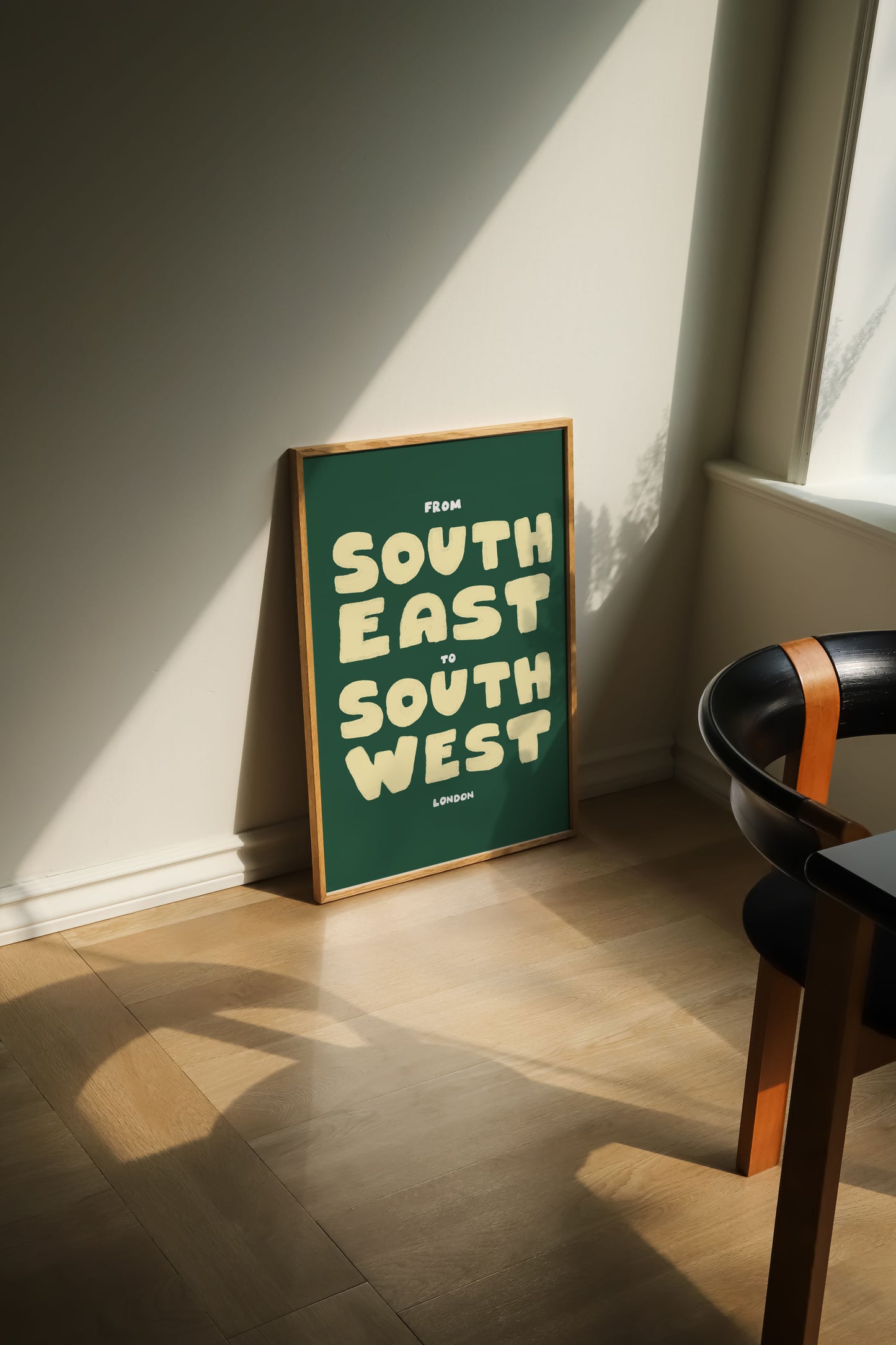 FROM SOUTH TO SOUTH WEST PRINT