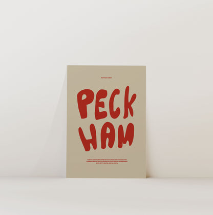 PECKHAM SE PRINT