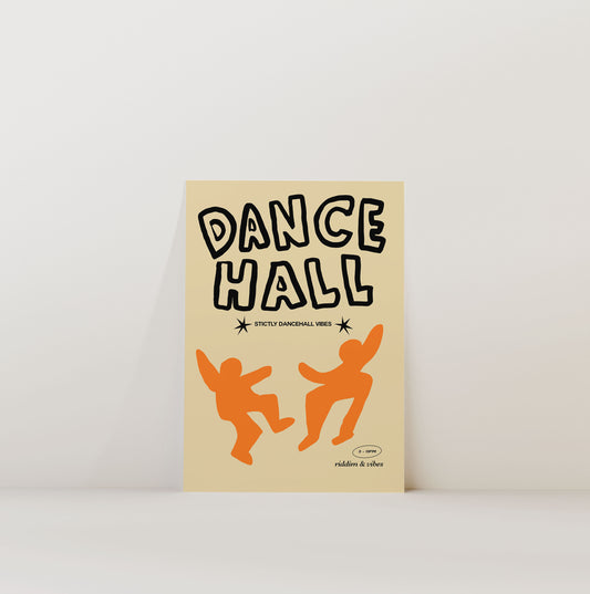 DANCEHALL MUSIC PRINT