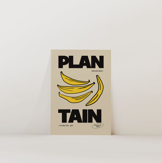 RIPE PLANTAIN PRINT