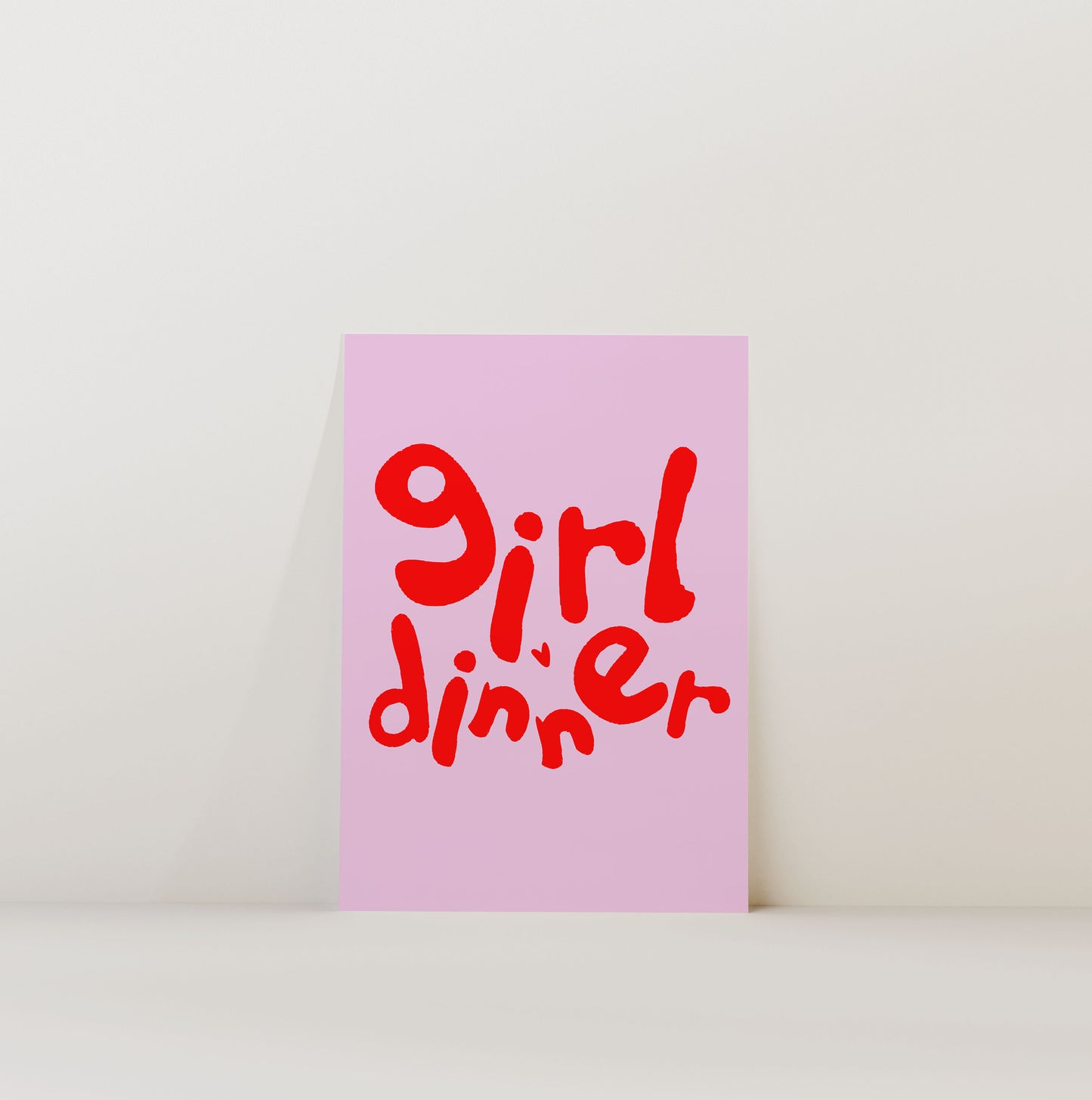 GRIL DINNER PRINT