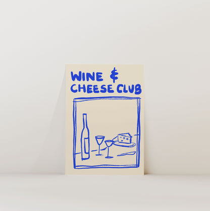 WINE & CHEESE PRINT