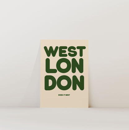 WEST LONDON DOES IT BEST PRINT