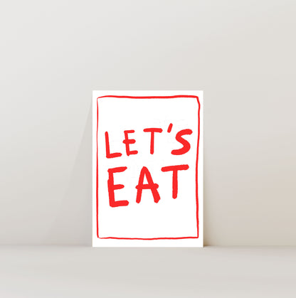 LET'S EAT PRINT
